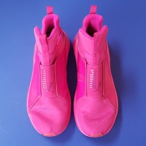 Hot Pink Fushia Puma Fierce Sneakers